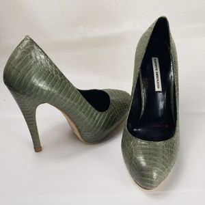 Kathryn Amberleigh Snakeskin  Heels